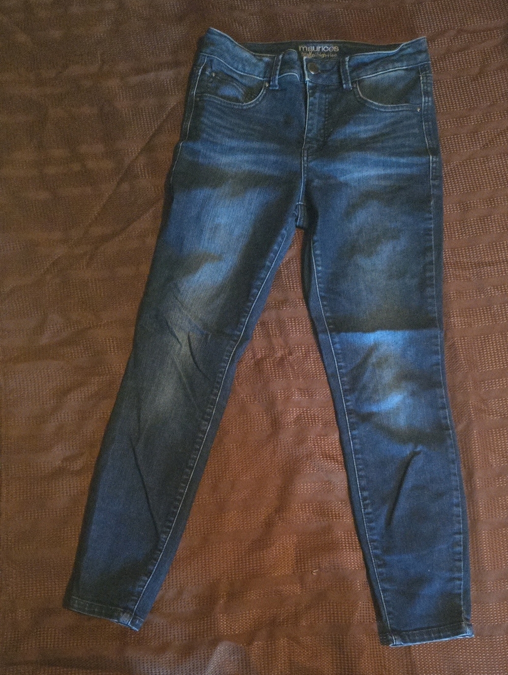 Maurices Women's Dark Blue Skinny Jeans